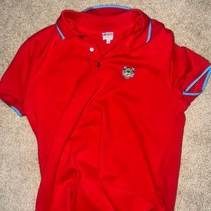 Kenzo collared shirt red